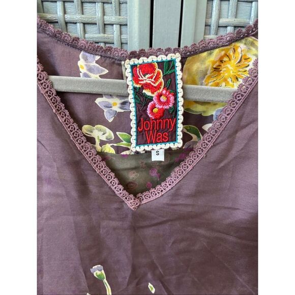 NWOT Johnny Was Sleeve Tab V-neck Tunic, Sm $189 D10 - Picture 3 of 9